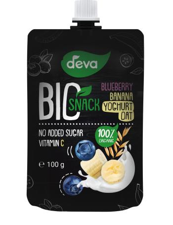 Deva BIO kapsička Borůvka, Banán, Jogurt, Oves 100 g