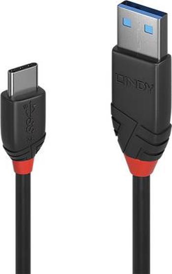 USB 3.1 (Gen 2) kabel LINDY LINDY 1,5m USB 3.1 C/A Kabel 3A Black 36917, 1.50 m, černá