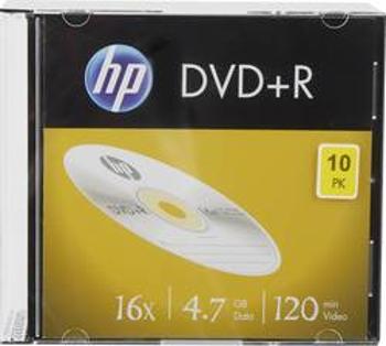 DVD+R 4.7 GB HP DRE00085, 10 ks, Slimcase