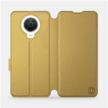 Mobiwear flip pouzdro pro Nokia G20 - Gold&Gray (5903516833238)