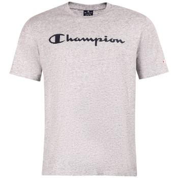 Champion CREWNECK LOGO T-SHIRT Pánské tričko, šedá, velikost S