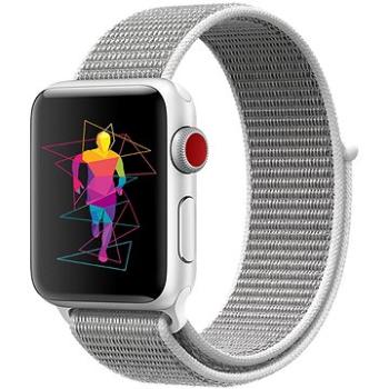 Eternico Airy pro Apple Watch 42mm / 44mm / 45mm / Ultra 49mm Elephant Gray and White edge (AET-AWAY-ElGrW-42)