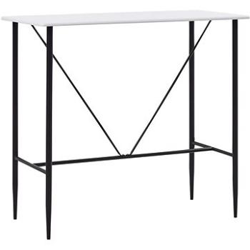 Barový stůl bílý 120x60x110 cm MDF (281547)