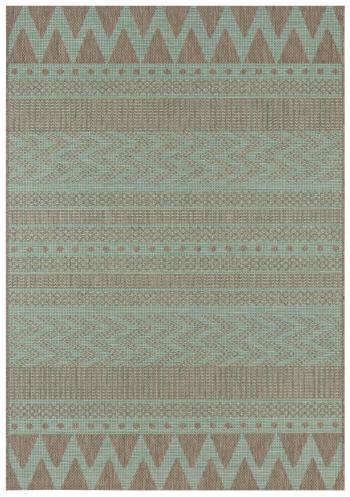 NORTHRUGS - Hanse Home koberce Kusový koberec Jaffa 103880 Green/Taupe - 140x200 cm Zelená