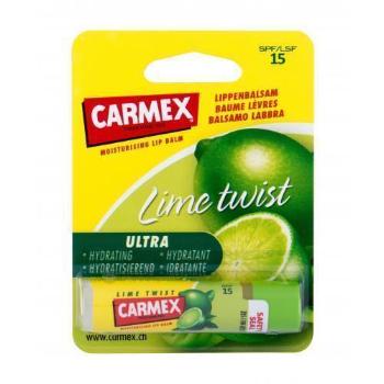 Carmex Ultra Moisturising Lip Balm Lime Twist SPF15 4,25 g balzám na rty pro ženy