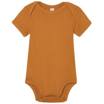 Babybugz Kojenecké body s krátkým rukávem - Karamelová | 3-6 měsíců