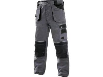 Kalhoty do pasu CXS ORION TEODOR, 170-176cm, pánské, šedo-černé, vel. 54