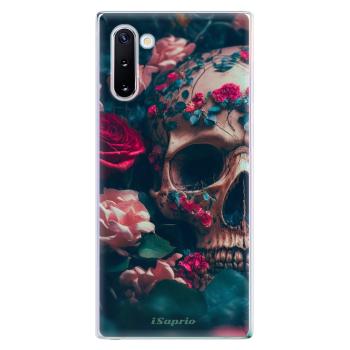 Odolné silikonové pouzdro iSaprio - Skull in Roses - Samsung Galaxy Note 10