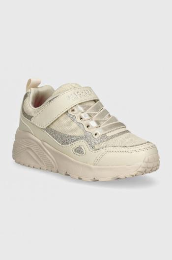 Dětské sneakers boty Skechers UNO LITE zlatá barva, 310479L