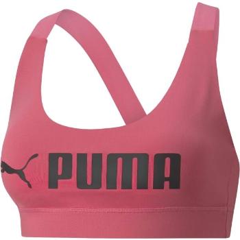 Puma MID IMPACT PUMA FIT BRA Dámská podprsenka, růžová, velikost S