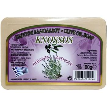 KNOSSOS Řecké olivové mýdlo s vůní levandule 100 g (5204634019246)