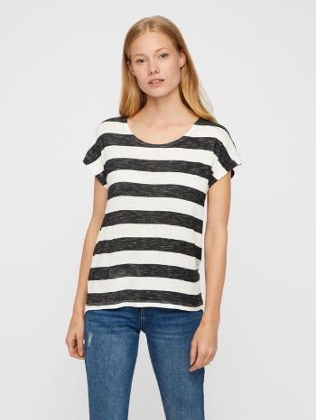 Vero Moda Wide Stripe Triko Bílá