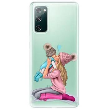 iSaprio Kissing Mom - Blond and Boy pro Samsung Galaxy S20 FE (kmbloboy-TPU3-S20FE)