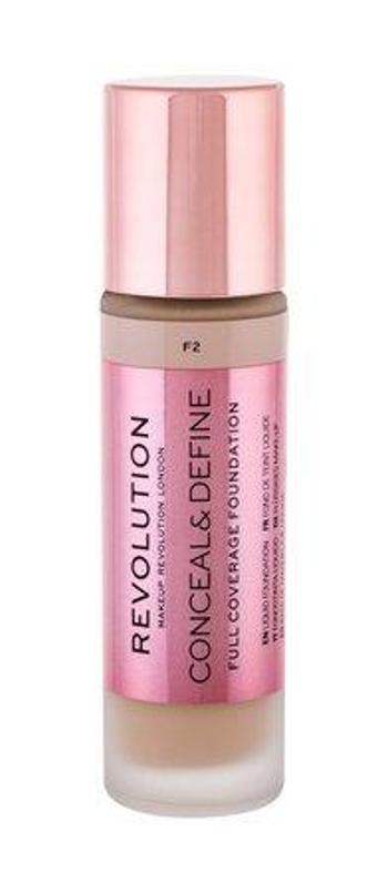 Revolution Krycí­ make-up s aplikátorem Conceal & Define (Makeup Conceal and Define) 23 ml F2, 23ml