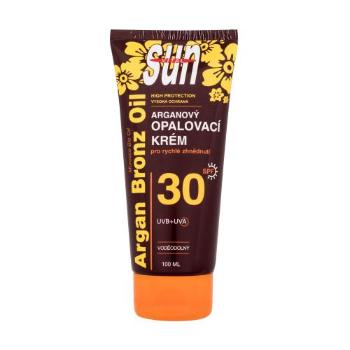 Vivaco Sun Argan Bronz Oil Tanning Cream SPF30 100 ml opalovací přípravek na tělo unisex