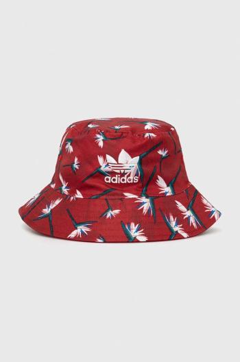 Oboustranný klobouk adidas Originals Thebe Magugu červená barva