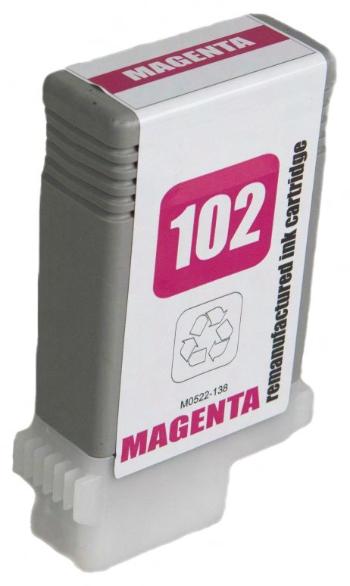 CANON PFI-102 M - kompatibilní cartridge, purpurová, 130ml