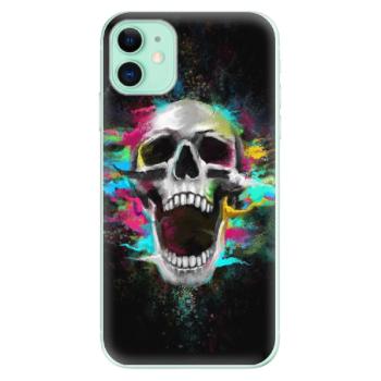 Odolné silikonové pouzdro iSaprio - Skull in Colors - iPhone 11