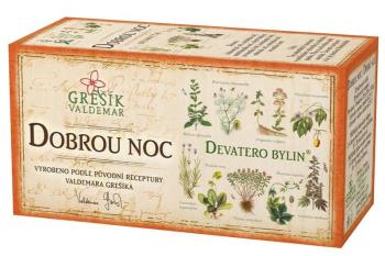 Grešík Dobrou noc čaj devatero bylin 20 x 1 g