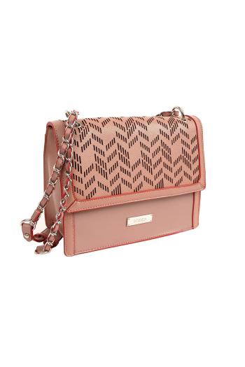 Dámská crossbody kabelka Doca 13916 - růžová