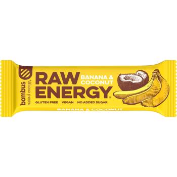 Bombus Raw Energy BIO ovocná tyčinka příchuť Banana & Coconut 50 g