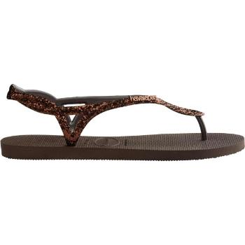 HAVAIANAS LUNA PREMIUM II Dámské žabky, hnědá, velikost 35/36