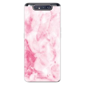 Odolné silikonové pouzdro iSaprio - RoseMarble 16 - Samsung Galaxy A80