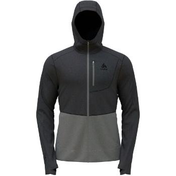 Odlo PERFORMANCE WOOL X-WARM HOODY Pánská mikina, tmavě šedá, velikost