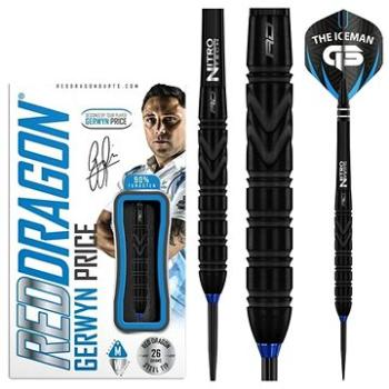 Šipky RedDragon steel Gerwyn Price Back to Black 26g, 90% wolfram (17843)