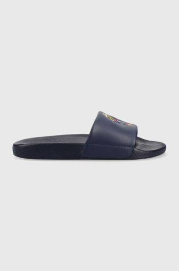 Pantofle Polo Ralph Lauren Polo Slide pánské, tmavomodrá barva