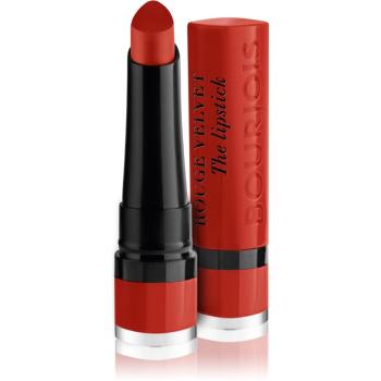 Bourjois Rouge Velvet The Lipstick matná rtěnka odstín 21 Grande Roux 2,4 g