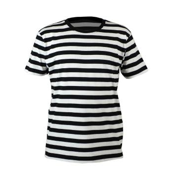 Mantis Pánské pruhované tričko - Černá / bílá | XL