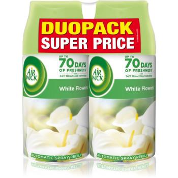 Air Wick Freshmatic White Flowers osvěžovač vzduchu náhradní náplň s vůní DUO 2x250 ml