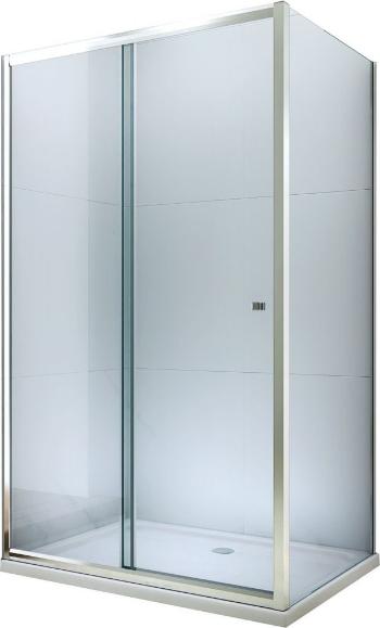 MEXEN/S APIA sprchový kout 100x70 cm, transparent, chrom 840-100-070-01-00
