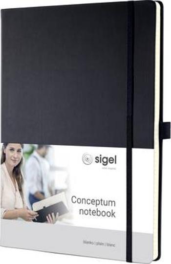 Sigel CONCEPTUM® CO110 poznámková kniha čisté černá Počet listů: 194 A4