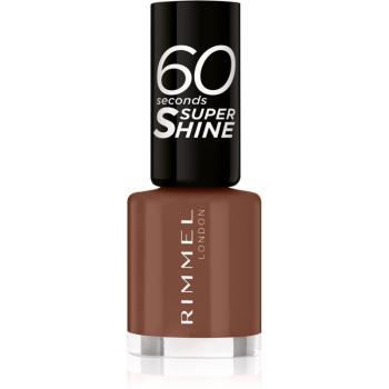 Rimmel 60 Seconds Super Shine lak na nehty odstín 140 Chocolate Eclipse 8 ml