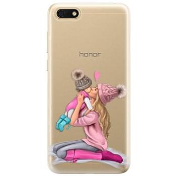 iSaprio Kissing Mom - Blond and Girl pro Honor 7S (kmblogirl-TPU2-Hon7S)