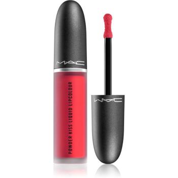 MAC Cosmetics Powder Kiss Liquid Lipcolour matná tekutá rtěnka odstín Escandalo! 5 ml