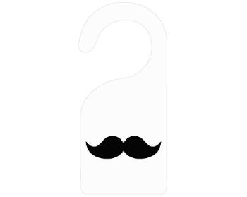 Cedule na dveře moustache