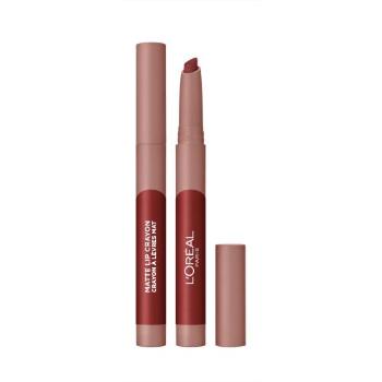 L'Oréal Paris Infaillible Matte Lip Crayon 1,3 g rtěnka pro ženy 112 Spice Of Life rtěnka v tužce