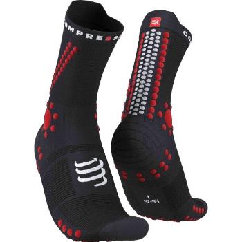 Compressport PRO RACING SOCKS v4.0 TRAIL Běžecké ponožky, černá, velikost T2