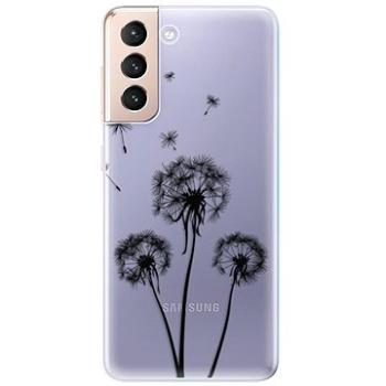 iSaprio Three Dandelions - black pro Samsung Galaxy S21 (danbl-TPU3-S21)