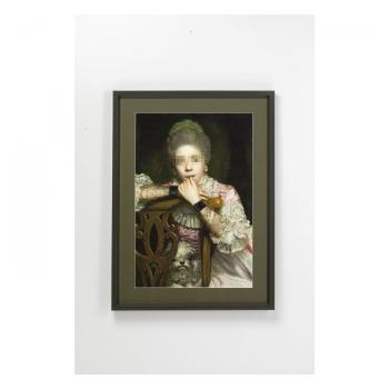 Obraz s rámem Incognito Sitting Countess 112x82 cm