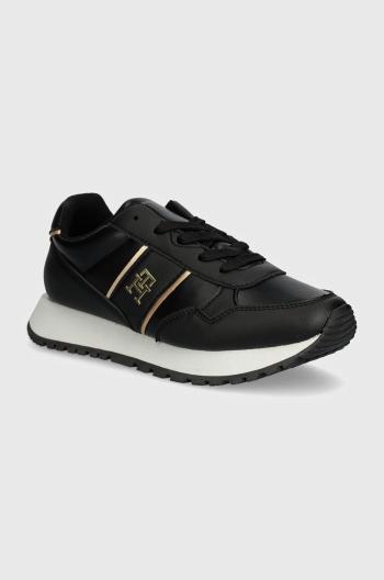 Dětské sneakers boty Tommy Hilfiger černá barva, T3A9-33548