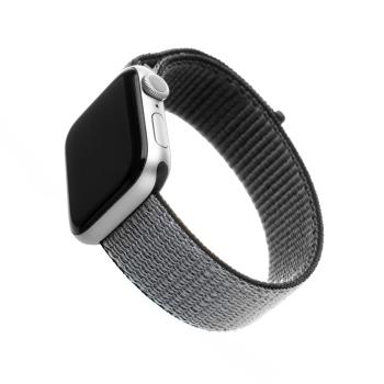 Fixed Nylonový řemínek Nylon Strap pro Apple Watch 40mm/ Watch 38mm, šedý