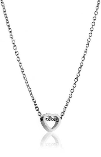 Emily Westwood Ocelový náhrdelník se srdíčkem WN1003S