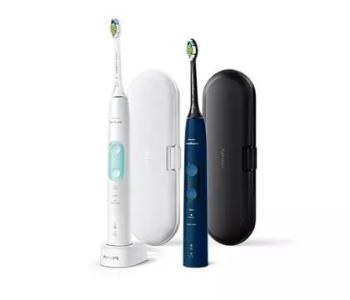 Philips Sonicare HX6851/34 elektrický zubní kartáček, sonický, 3 režimy, časovač, bílá a námořnická modrá