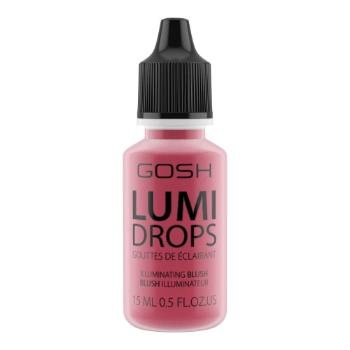 GOSH COPENHAGEN Lumi Drops tekuté multifunkční kapky - 008 Rose Blush 15ml