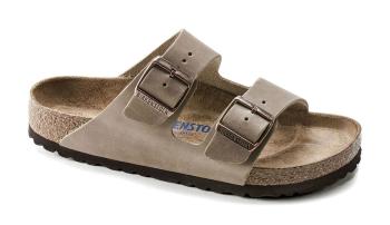 Birkenstock Arizona Soft Footbed Oiled Nubuck Leather Narrow Fit hnědé 552813