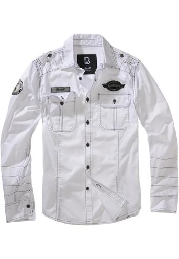 Brandit Luis Vintageshirt white - M